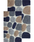 Set de alfombras - Chesapeake  Pebbles 2 Piece  Sapphire