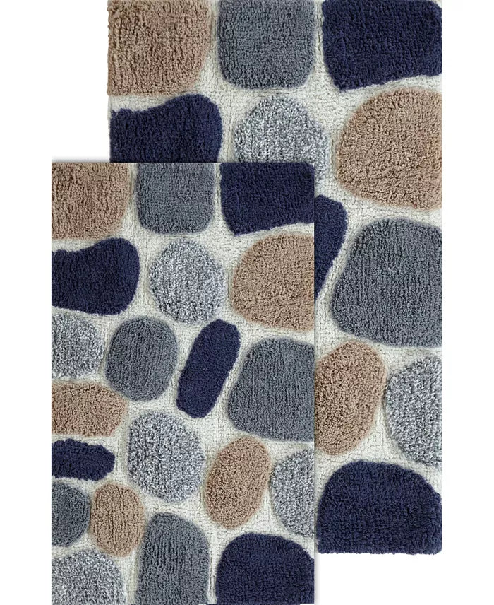 Set de alfombras - Chesapeake  Pebbles 2 Piece  Sapphire