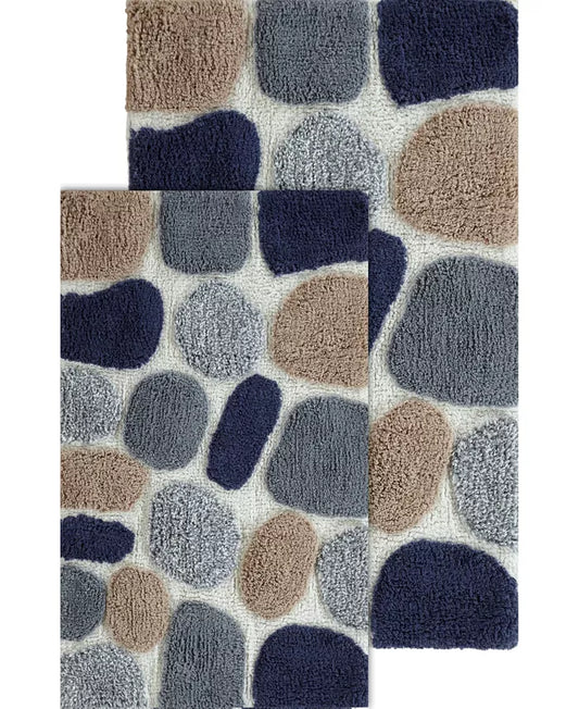 Set de alfombras - Chesapeake  Pebbles 2 Piece  Sapphire