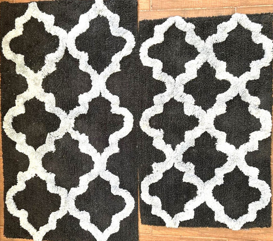 Alfombra negra Saffron Fabs