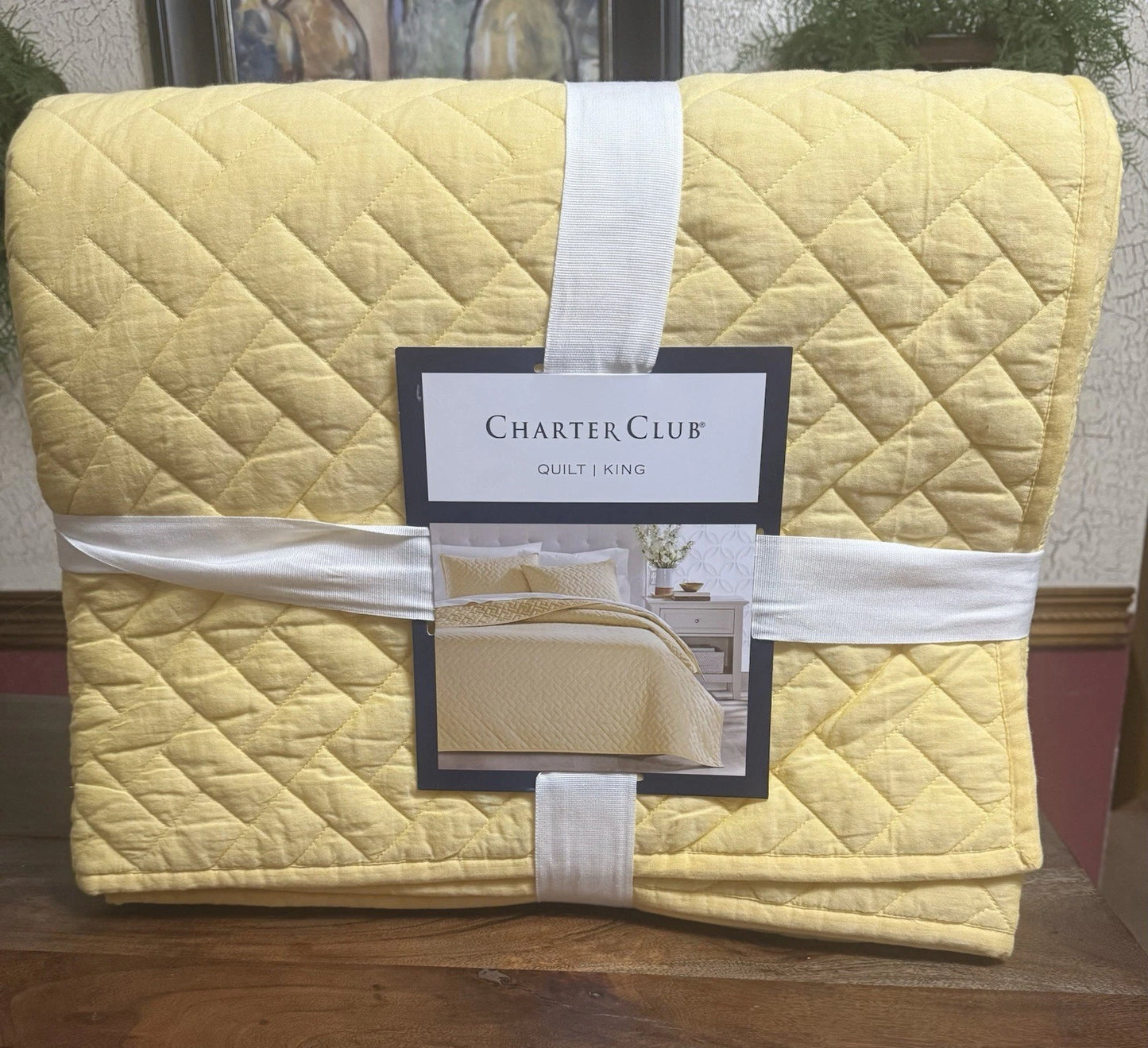 Quilt Charter Club Reversible Chambray King