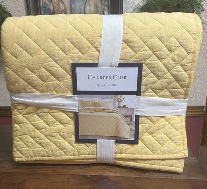 Quilt Charter Club Reversible Chambray King