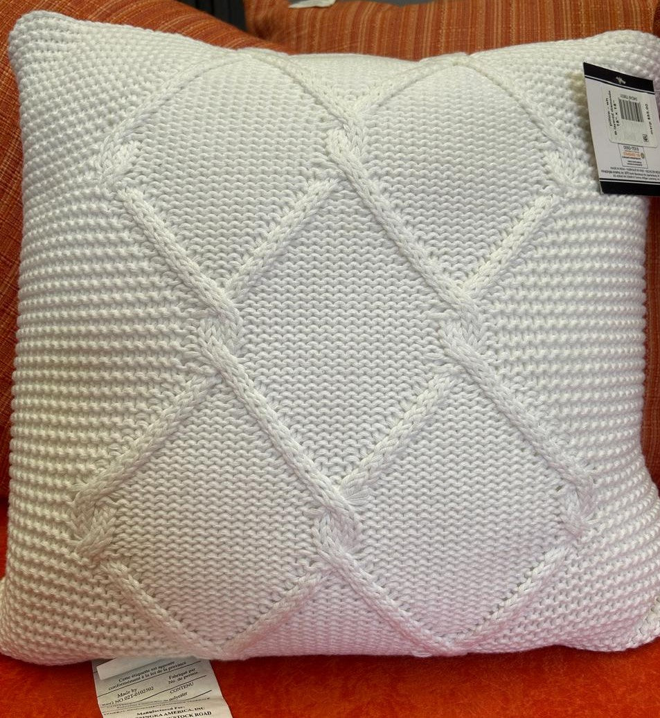 Cojin decorativo blanco Tommy Hilfiger