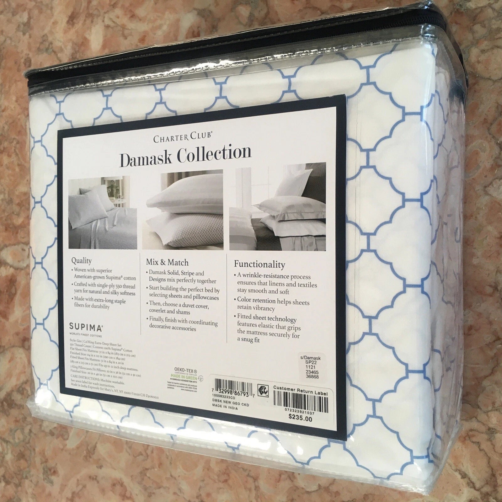 Juego de Sábana Damask de Charter Club