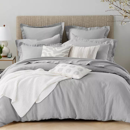 Duvet AQUA French Linen Set