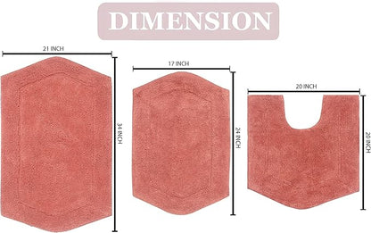 Set de alfombra para baño (4 piezas)- Home Weavers