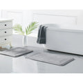 Alfombra para baño - Antimicrobial Memor Light Gray 2 piece set