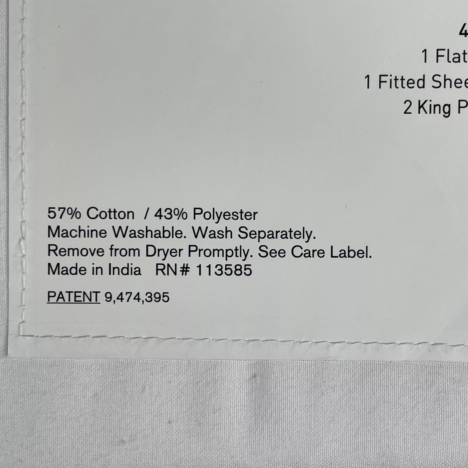 Juego de Sábana Percale de AQ Textiles