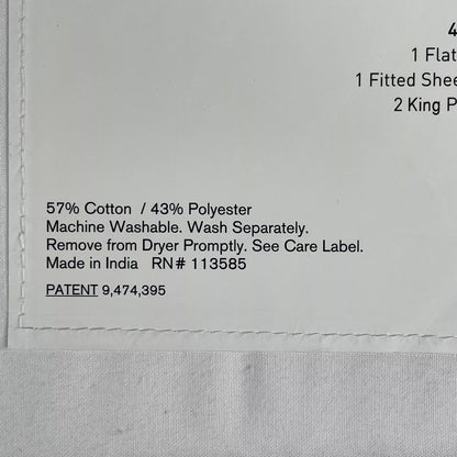 Juego de Sábana Percale de AQ Textiles