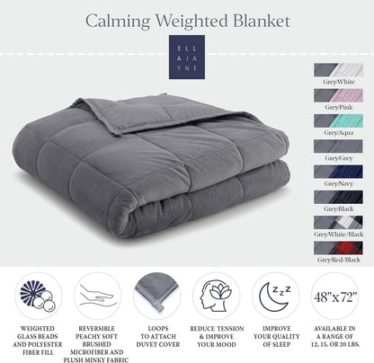 Manta reversible con peso de 15lbs. Ella Jayne