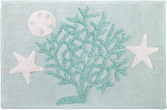 Alfombra de baño - Avanti Beachcomber Seafoam 20 x 30