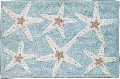 Alfombra de baño - Avanti Sequin Shells 20 x 30