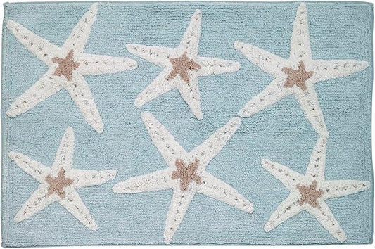 Alfombra de baño - Avanti Sequin Shells 20 x 30