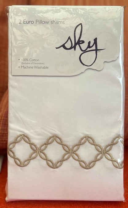 Funda Europea Sky con  bordado