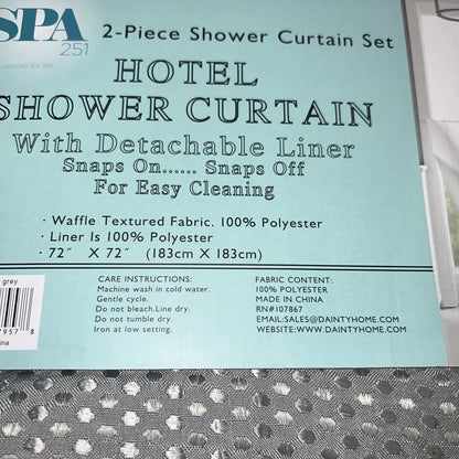 Cortina de baño SPA 2pcs.
