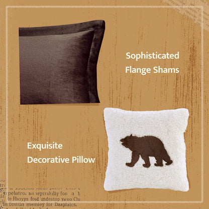 Juego de Edredón Woolrich Alton de 4 piezas